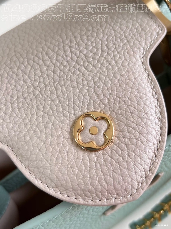 Cheap BB-27*18*9CM CAPUCINES VUITTON LOUIS 0807
